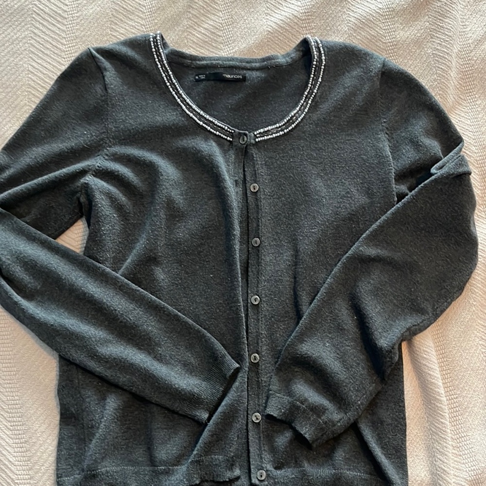 XL Maurice’s Gray Cardigan